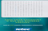 Programação Anual - Cursos de curta duração IETEC