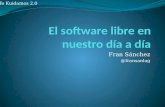 El software libre en nuestro día a día