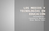 Los medios y tecnologías en educación