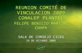Reunión del comité de vinculación del CONALEP Plantel León I
