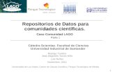 Repositorios de Datos para comunidades científicas.