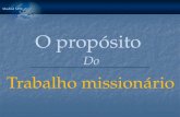 Purpose of Missionary Work PORTUGUESE