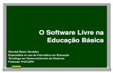 O Software Livre na Educação Básica