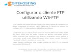 Configurar o cliente FTP utilizando WS-FTP
