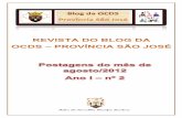 Revista do Blog da OCDS - Província São José - agosto-2012