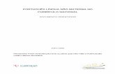 Português Língua Não Materna no Currículo Nacional - Documento Orientador