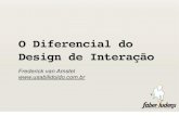 O Diferencial do Design de Interação