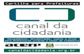 Canal da Cidadania (cartilha para prefeituras)