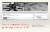 Foss & novos materiais - Inside 3D Printing Brazil