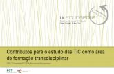 Contributos para o estudo das TIC como área de formação transdisciplinar