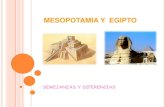 Mesopotamia y egipto