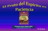 Escuela Sabatica  El Fruto Del Espiritu Es Paciencia Pastor Nic Garza