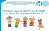 Roda de Conversa Rede Sampa de Saúde Mental Paulistana - Coordenadoria Regional de Saúde Leste. Apresentação do RAPS Ermelino Matarazzo.Apresentação raps infancia e adolêscencia