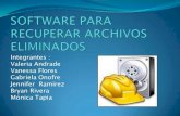 Software para recuperar archivos eliminados