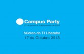 Campus party 2014 para Nucleo de Tecnologia Uberaba