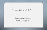 Gramática del arte Leonardo Mendez