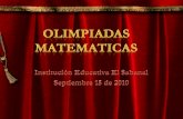 Olimpiadas Matematicas I.E.S.