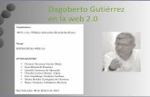 Perfil del político Dagoberto Gutierrez y la web 2.0
