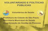 Voluntariado e políticas publicas saúde   Jane Marinho