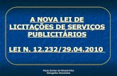 Lei nº 12.232/29.04.2010  -  Paulo Gomes de Oliveira Filho