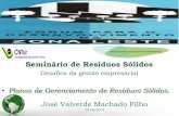 Plano de Gerencimanto de Resíduos Sólidos por José Valverde Machado Filho