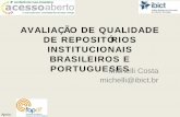 Avaliação de qualidade de repositórios institucionais brasileiros e portugueses