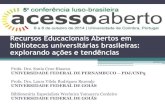 Recursos educacionais abertos em bibliotecas universitárias brasileiras: explorando ações e tendências