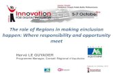Herve Le Guyader Gdansk conference on Innovation for Digital Inclusion