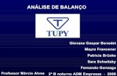 Tupy  -  Análise Balanço