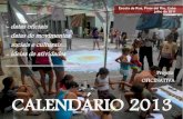 Calendário OFICINATIVA 2013