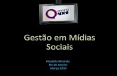 Rizzo Miranda "Gestão de Projetos em Mídias Sociais"Palestra 4 X1
