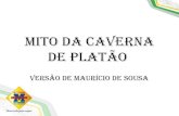 Mito da caverna de Platão - versão Maurício de Souza (em quadrinhos)