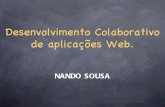 Desenvolvimento colaborativo de Aplicações Web
