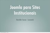 Joomla para-sites-institucionais