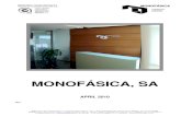 Monofásica's presentation - Projects in list format