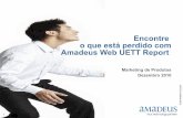 Encontre o que está perdido com Amadeus Web UETT Report