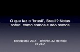 O que faz o “brasil”, Brasil? Notas sobre como somos e não somos