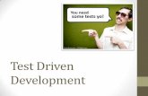TDD - Desenvolvimento Dirigido a Testes