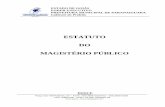 Lei 815 2003 - estatuto do magistério público de paranaiguara