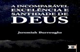 A imcomparável excelência e santidade de deus   jeremiah burroughs