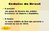 Cédulas do brasil histórico