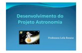 Desenvolvimento do projeto astronomia