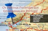 Os destinos preferidos dos estrangeiros em Portugal