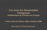 500 anos das misericórdias portuguesas