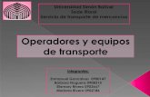 Operadores y Equipos de Transporte