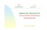 Area Projecto - Informações