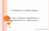 Números Complexos   Daniel Mascarenhas