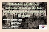 Division politico administrativa de las colonias