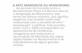 A Arte Maneirista (2)