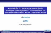 TV UFRN migração digital